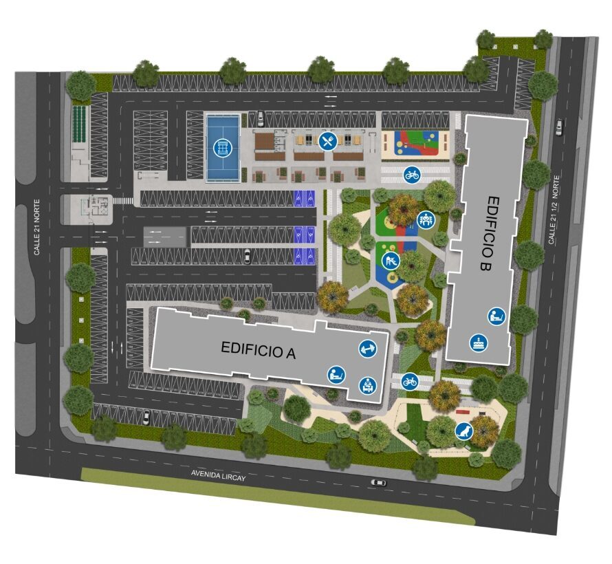 Masterplan Condominio Altos de Lircay II